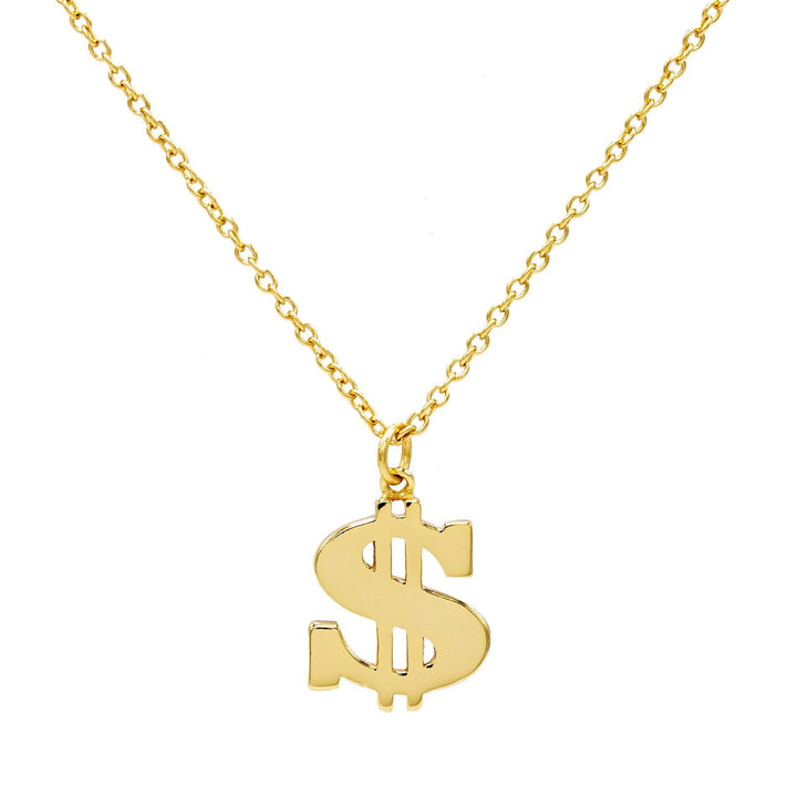  Money Sign Necklace - Adina Eden's Jewels
