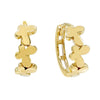 14K Gold Butterfly Huggie Earring 14K - Adina Eden's Jewels