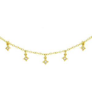  Diamond Cut Choker - Adina Eden's Jewels