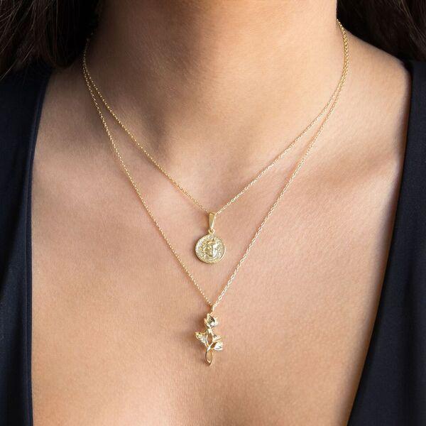  Mini Coin Necklace - Adina Eden's Jewels