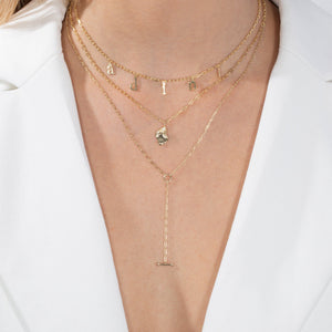  Thin Open Link Lariat - Adina Eden's Jewels