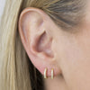  Pavé Classic Huggie Earring - Adina Eden's Jewels