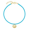 Turquoise Turquoise Shell Anklet - Adina Eden's Jewels