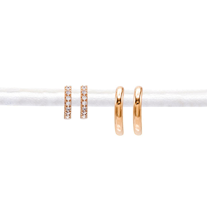 Mini huggie earring combo cheap set