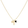Gold Link Charm Necklace - Adina Eden's Jewels