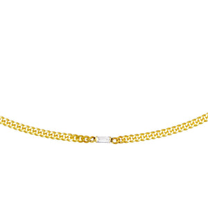 Gold Stone Chain Choker - Adina Eden's Jewels