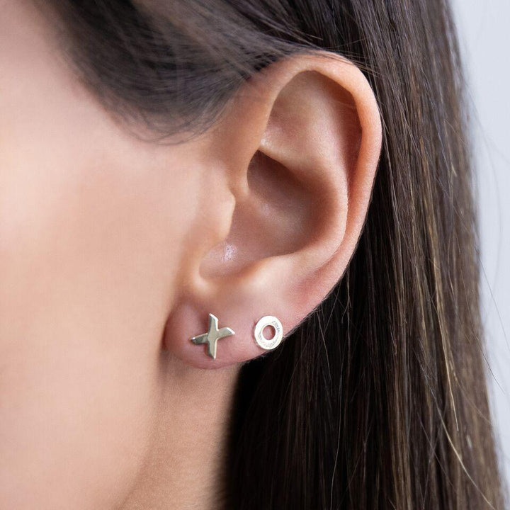  XO Stud Earring 14K - Adina Eden's Jewels