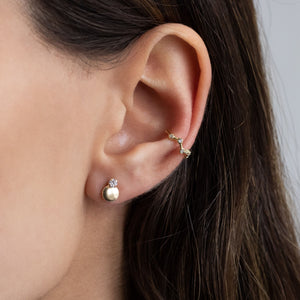  Bezel Strand Ear Cuff - Adina Eden's Jewels