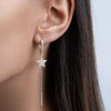  Star Dangle Huggie Earring - Adina Eden's Jewels