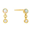 Opal Opal Drop Stud Earring - Adina Eden's Jewels