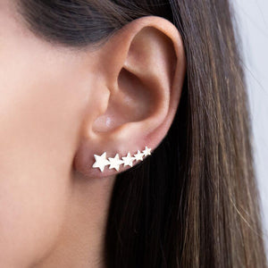  Stars Ear Climber 14K - Adina Eden's Jewels