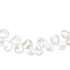 Pearl White / 16 MM Keshi Pearl Necklace - Adina Eden's Jewels