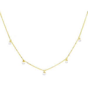 Pearl White Pearl Shaker Choker - Adina Eden's Jewels