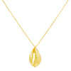 Gold Shell Necklace - Adina Eden's Jewels
